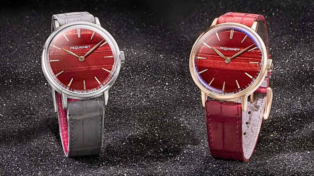 Pequignet Attitude con Esfera de Ojo de Tigre Diseño Único y Artesanía Suiza para los Amantes de los Relojes